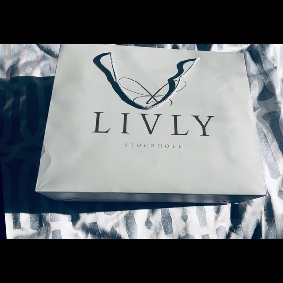 Livly bag, box and cream ribbon for present - Picture 1 of 3